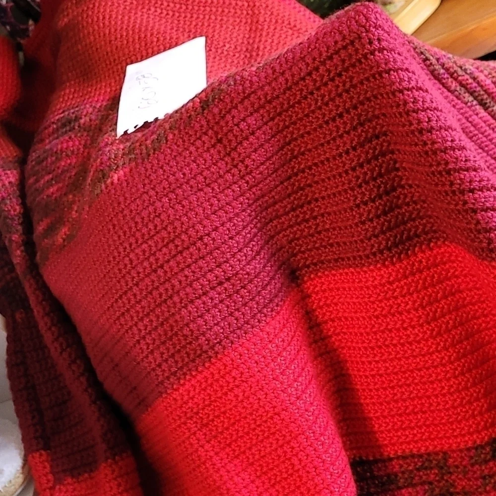 Hand Crafted Crocheted Quilt